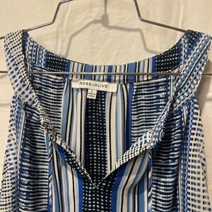 Rose & Olive Multicolor Striped Blouse